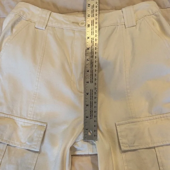 Pistola Morgan Cargo High Rise‎ Pants in Cream - size 25 - Picture 13 of 15